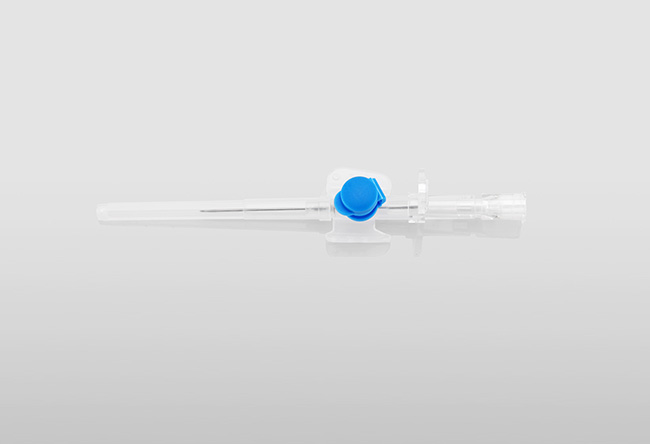 I.V. Cannula with injection valve