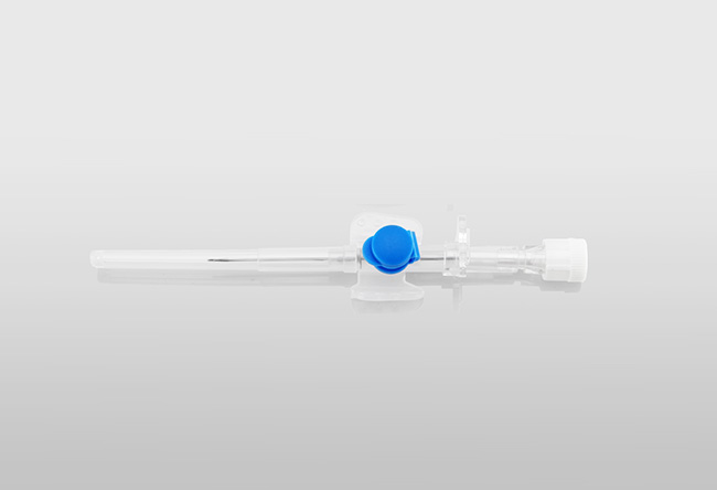 I.V. Cannula with injection valve